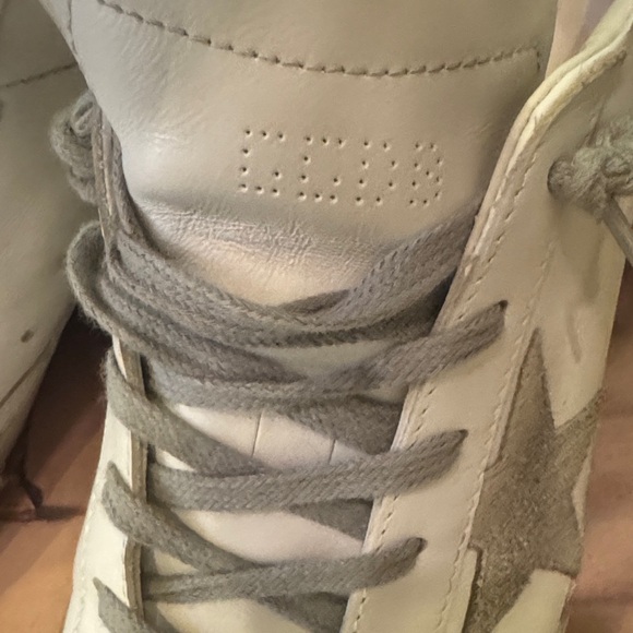 Golden Goose White and Gray Sneakers - Picture 4 of 9